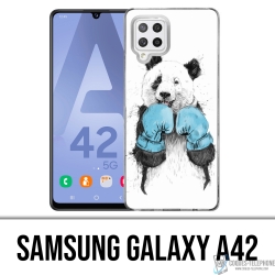 Coque Samsung Galaxy A42 - Panda Boxe