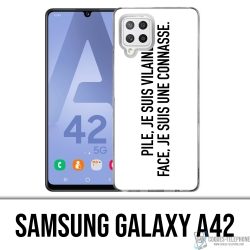 Funda Samsung Galaxy A42 - Batería Bad Bitch Face