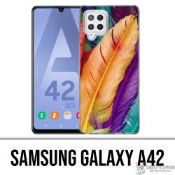 Coque Samsung Galaxy A42 - Plumes