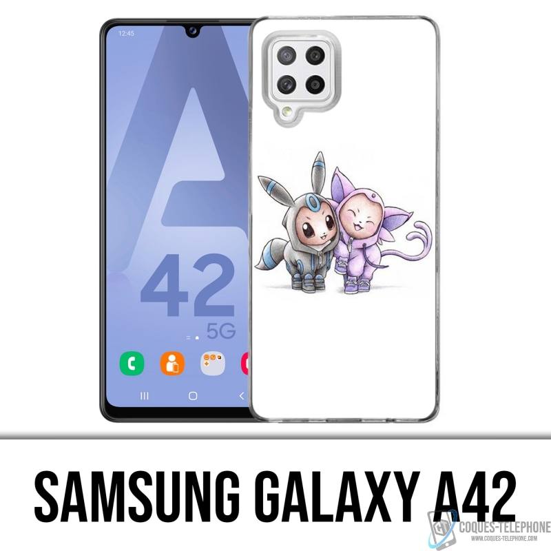 Custodia per Samsung Galaxy A42 - Pokémon Baby Mentali Noctali