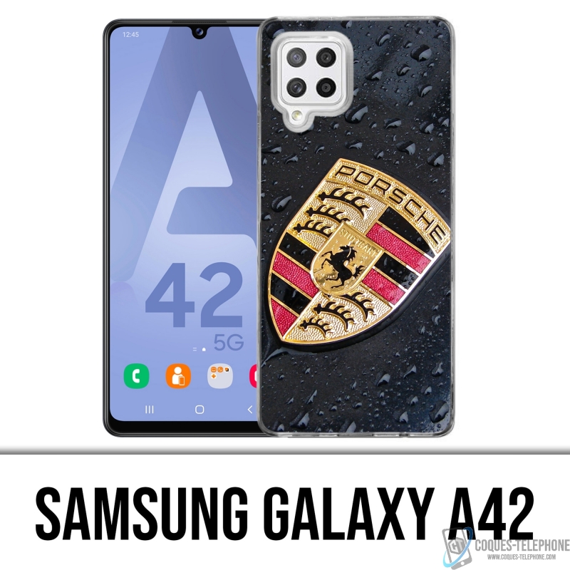 Custodia per Samsung Galaxy A42 - Porsche Rain