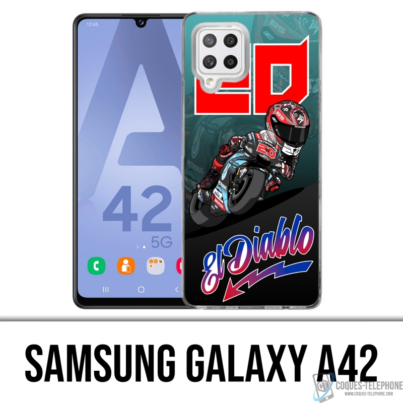 Coque Samsung Galaxy A42 - Quartararo Cartoon