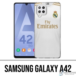 Custodia per Samsung Galaxy A42 - Maglia Real Madrid 2020