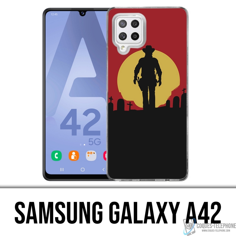 Custodia per Samsung Galaxy A42 - Red Dead Redemption Sun