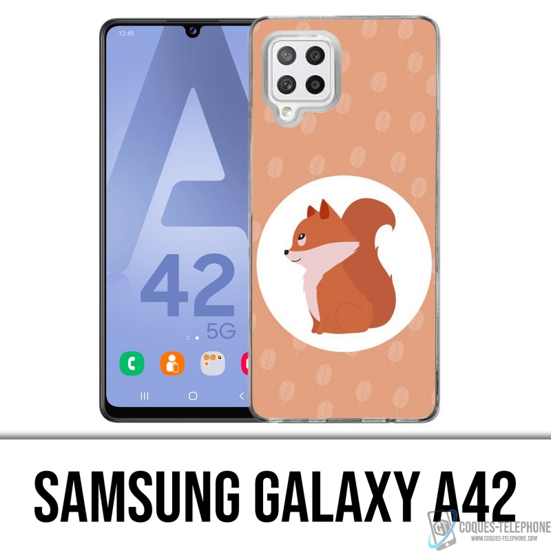 Coque Samsung Galaxy A42 - Renard Roux
