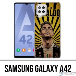 Custodia per Samsung Galaxy A42 - Poster Ronaldo Juventus