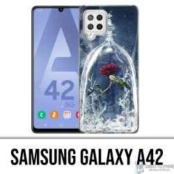 Coque Samsung Galaxy A42 - Rose Belle Et La Bete