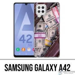 Custodia per Samsung Galaxy A42 - Borsa di dollari