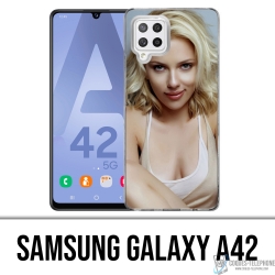 Custodia per Samsung Galaxy A42 - Scarlett Johansson Sexy