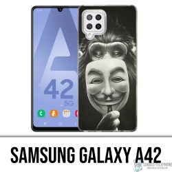 Coque Samsung Galaxy A42 - Singe Monkey Anonymous