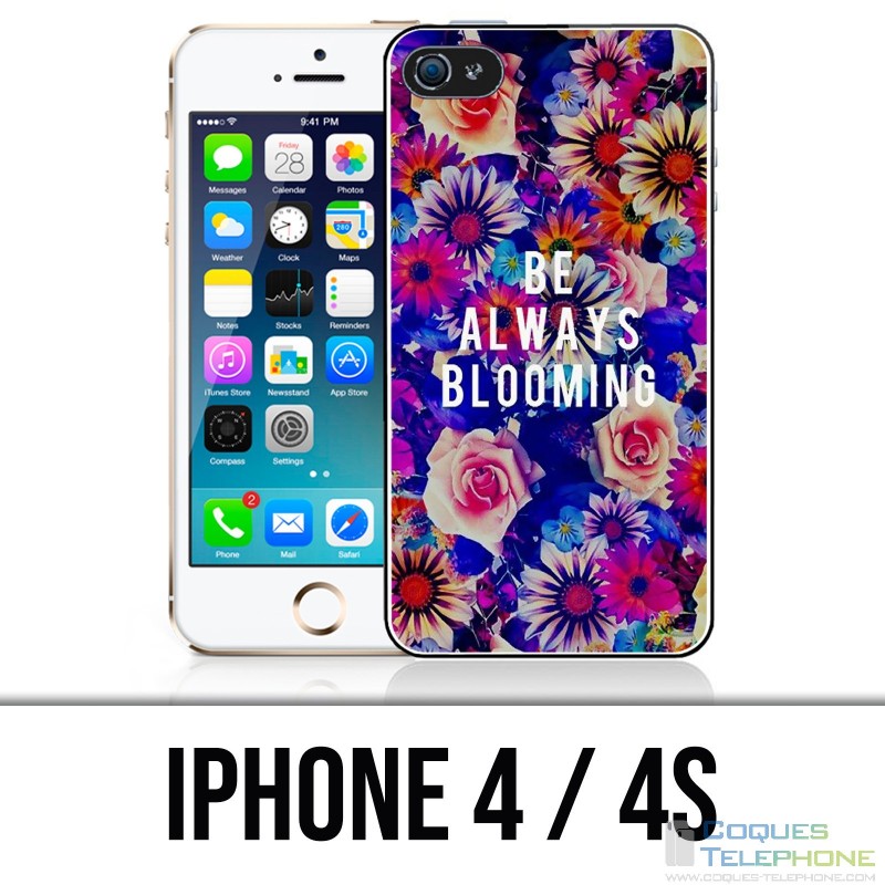 IPhone 4 / 4S case - Be Always Blooming