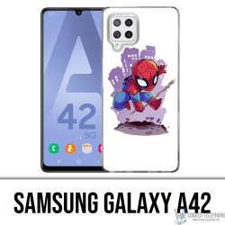 Custodia per Samsung Galaxy A42 - Cartoon Spiderman