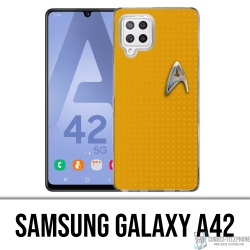 Coque Samsung Galaxy A42 - Star Trek Jaune