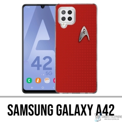 Funda Samsung Galaxy A42 - Star Trek Roja