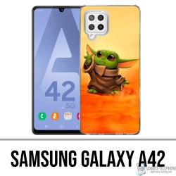 Coque Samsung Galaxy A42 - Star Wars Baby Yoda Fanart
