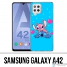 Funda Samsung Galaxy A42 - Stitch Angel Love