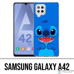 Samsung Galaxy A42 Case - Stich Blau