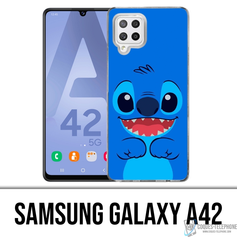 Coque Samsung Galaxy A42 - Stitch Bleu