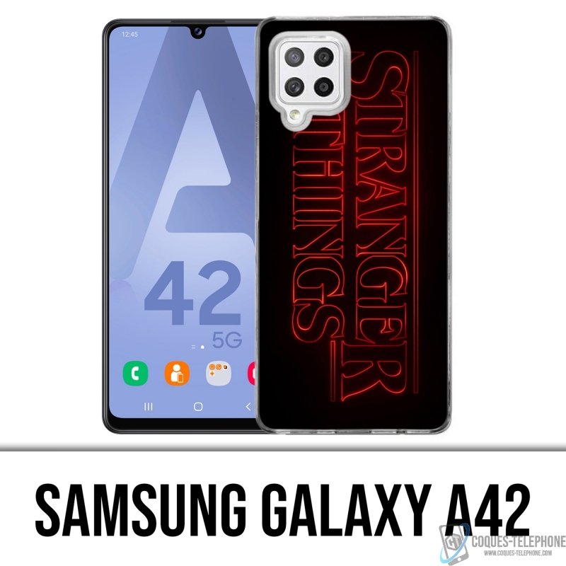 Custodia per Samsung Galaxy A42 - Stranger Things Logo