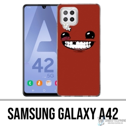 Custodia per Samsung Galaxy A42 - Super Meat Boy