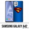 Custodia per Samsung Galaxy A42 - Logo Superman