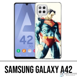 Samsung Galaxy A42 Case - Superman Paintart