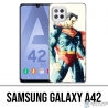 Samsung Galaxy A42 Case - Superman Paintart