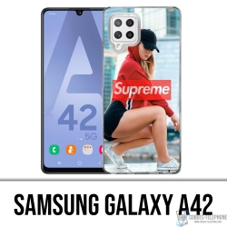 Samsung Galaxy A42 case - Supreme Fit Girl