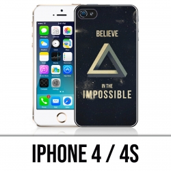 Coque iPhone 4 / 4S - Believe Impossible