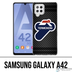 Custodia per Samsung Galaxy A42 - Termignoni Carbon