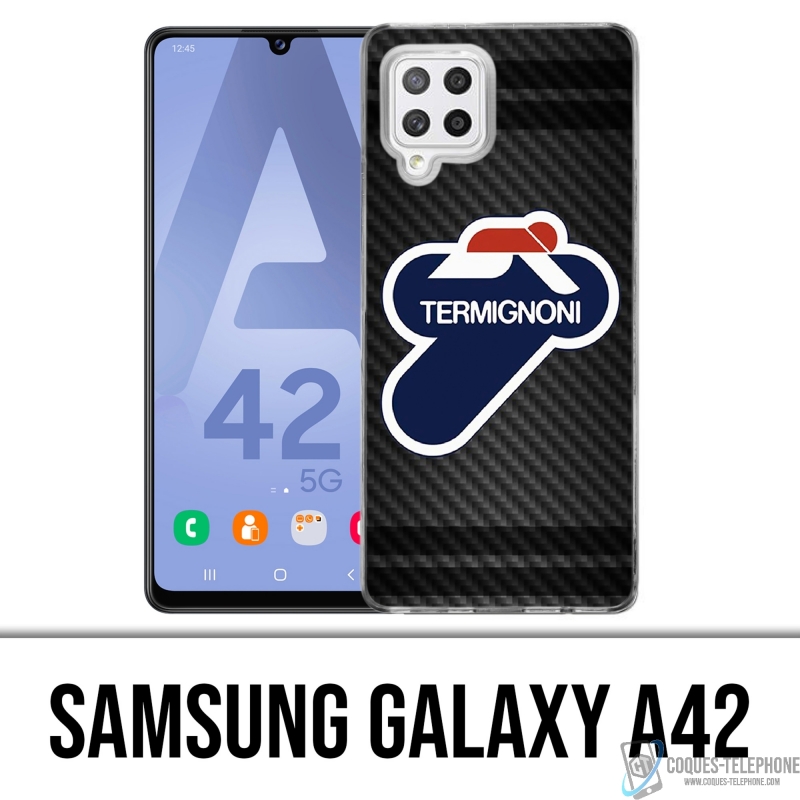 Coque Samsung Galaxy A42 - Termignoni Carbone