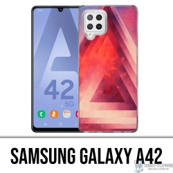 Custodia per Samsung Galaxy A42 - Triangolo astratto
