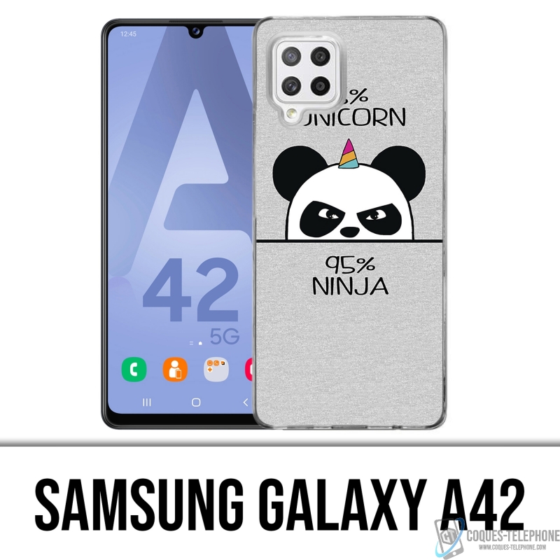 Samsung Galaxy A42 case - Unicorn Ninja Panda Unicorn