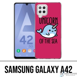 Custodia per Samsung Galaxy A42 - Unicorno del Mare