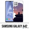 Coque Samsung Galaxy A42 - Walking Dead Ombre Zombies