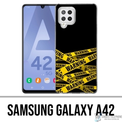 Funda Samsung Galaxy A42 - Advertencia