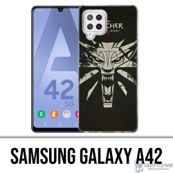 Custodia per Samsung Galaxy A42 - Logo Witcher