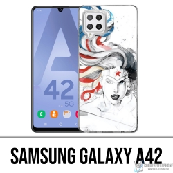 Coque Samsung Galaxy A42 - Wonder Woman Art