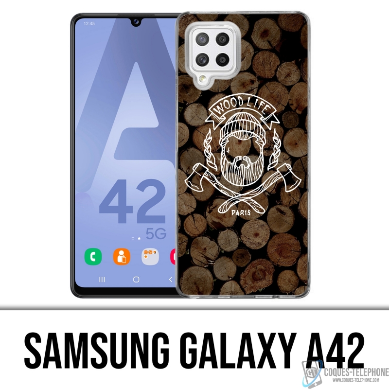 Custodia per Samsung Galaxy A42 - Wood Life