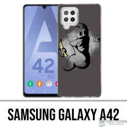 Custodia per Samsung Galaxy A42 - Etichetta Worms