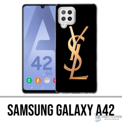 Samsung Galaxy A42 case - Ysl Yves Saint Laurent Gold Logo