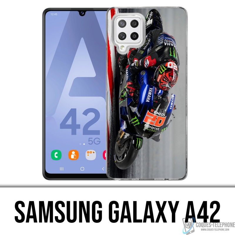 Coque Samsung Galaxy A42 - Quartararo Motogp Yamaha M1 Pilote
