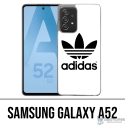 Coque Samsung Galaxy A52 - Adidas Classic Blanc
