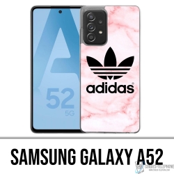 Custodia per Samsung Galaxy A52 - Adidas marmo rosa