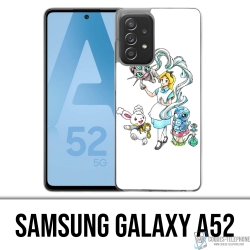 Coque Samsung Galaxy A52 - Alice Au Pays Des Merveilles Pokémon