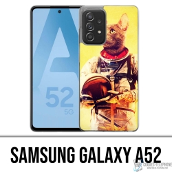 Coque Samsung Galaxy A52 - Animal Astronaute Chat