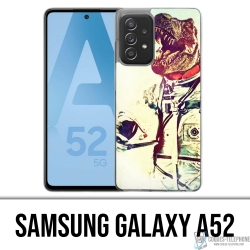 Custodia per Samsung Galaxy A52 - Dinosauro Animal Astronaut