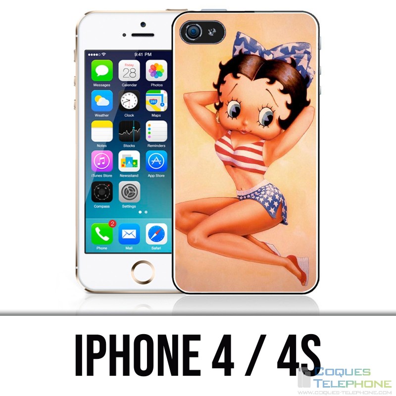 IPhone 4 / 4S Hülle - Vintage Betty Boop