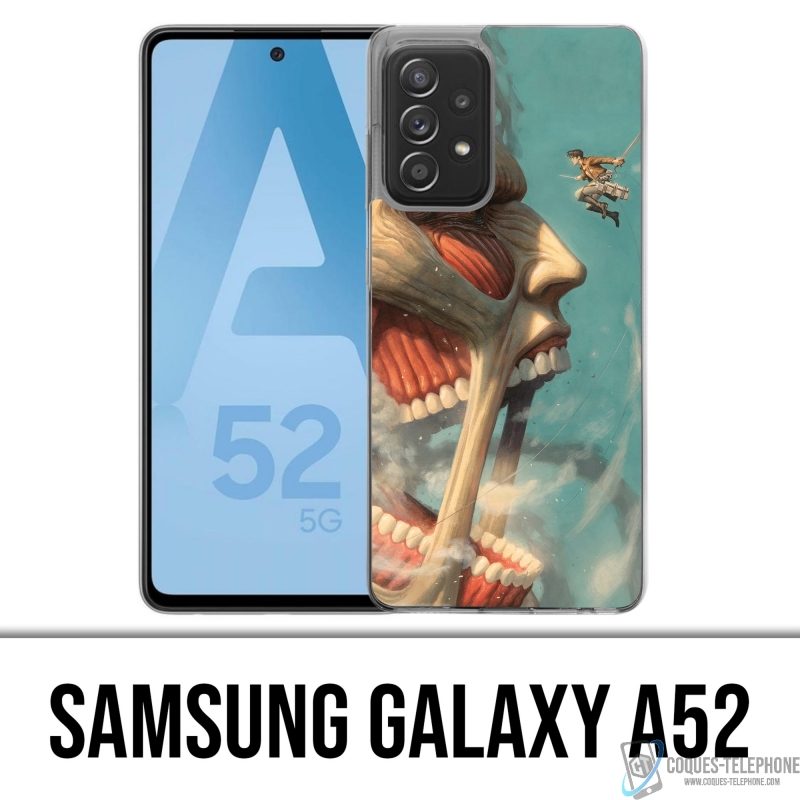 Coque Samsung Galaxy A52 - Attack On Titan Art