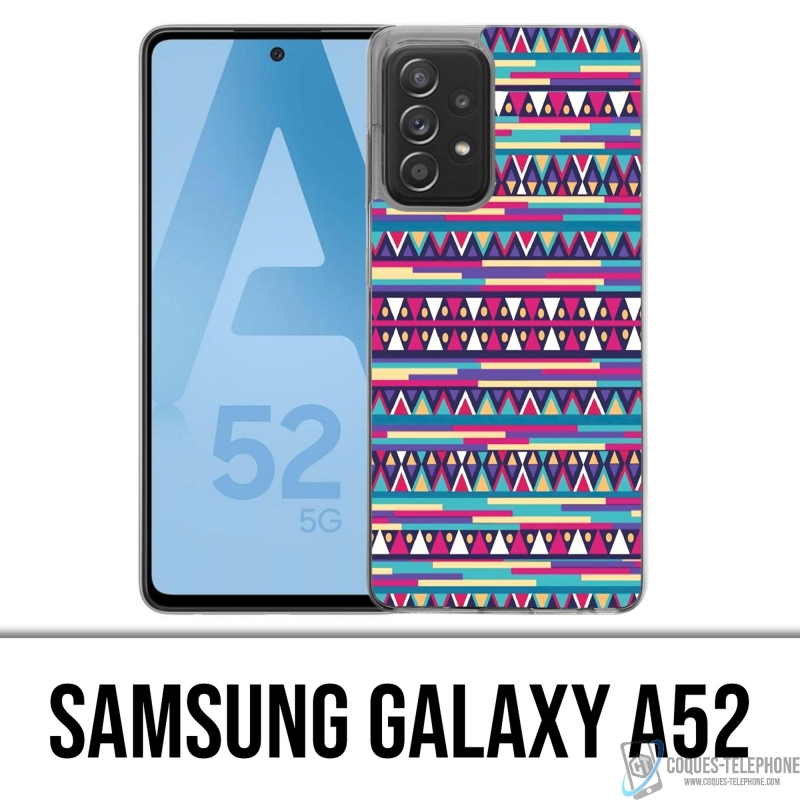 Samsung Galaxy A52 Case - Pink Aztec